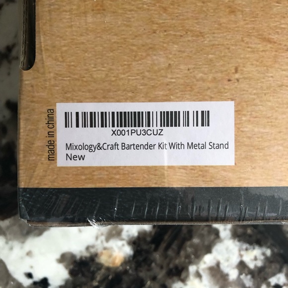 Mixology & Craft 9 Piece Bartender Kit with Stand NWT - Picture 7 of 8